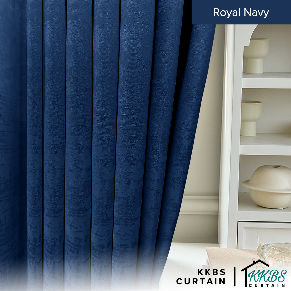 Jorica 85-95% Blackout Curtain Ready Made Standard Width