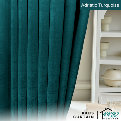 Jorica 85-95% Blackout Curtain Ready Made Extra Width