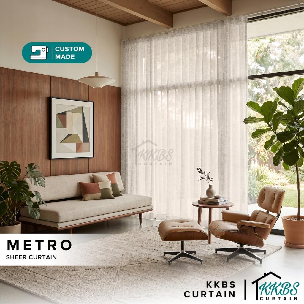 Metro Sheer Curtain Custom Made