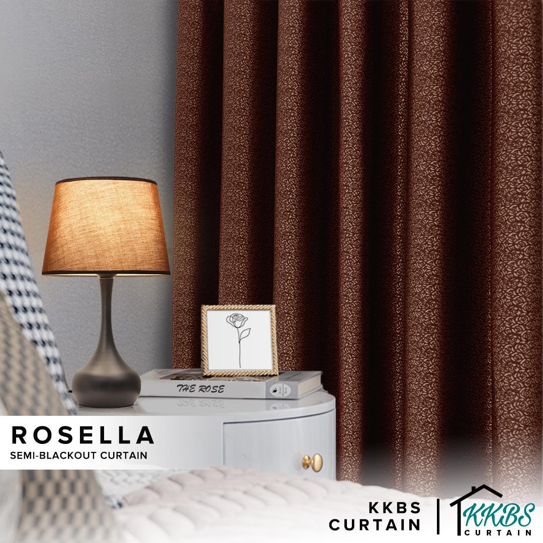 Rosella Semi Blackout Curtain Ready Made