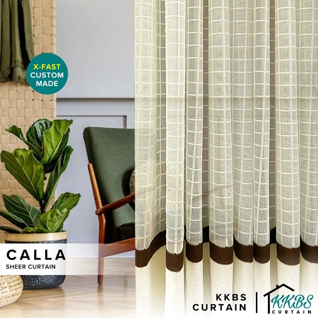 Calla Sheer Curtain Custom Made