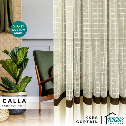Calla Sheer Curtain Custom Made