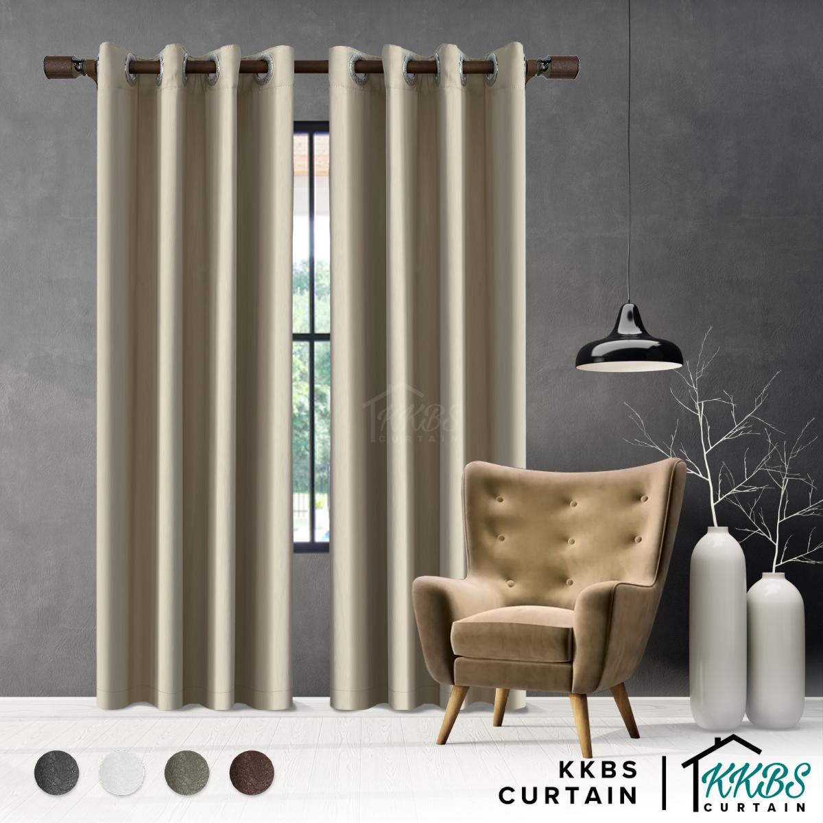 Luxstony Curtain Rod Double Complete Set