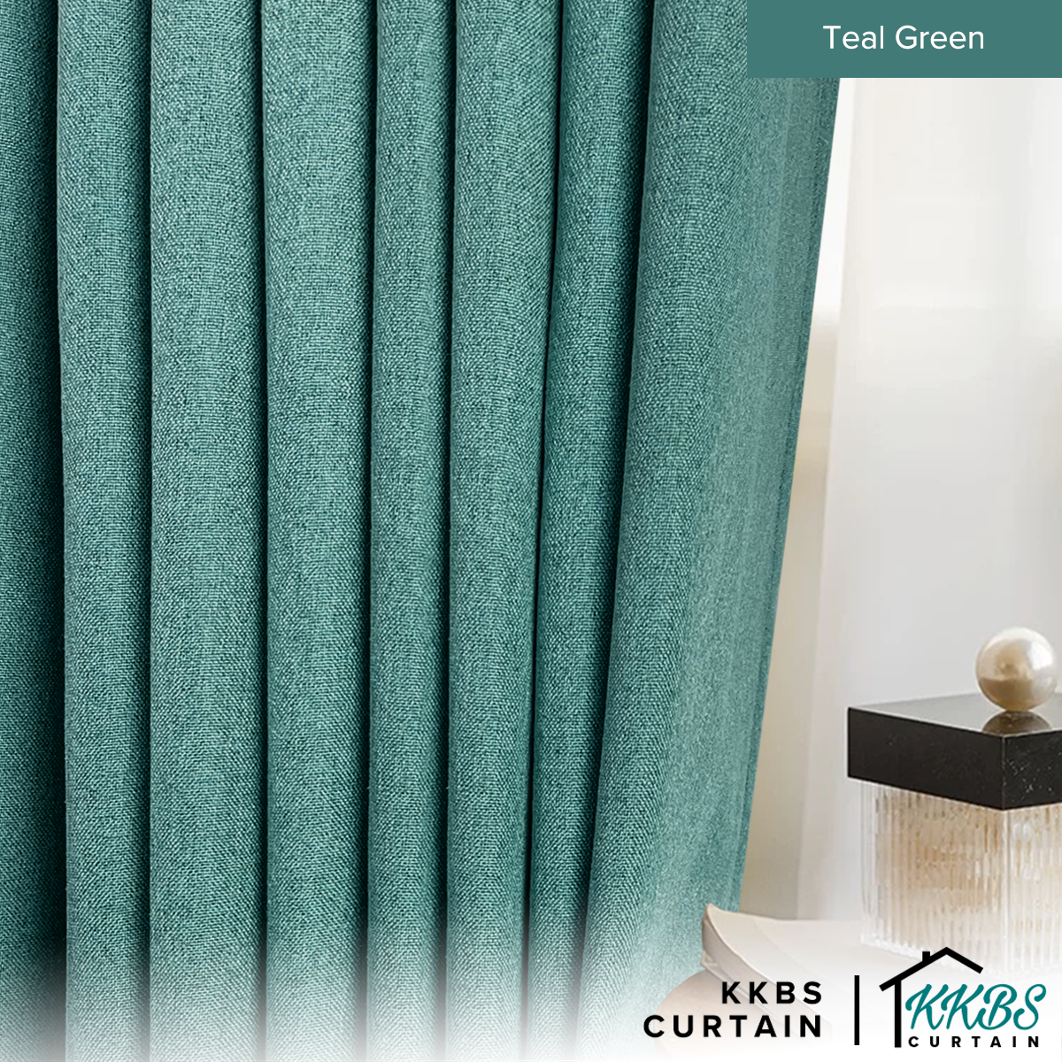 Mizuka 100% Blackout Curtain Ready Made Extra Width