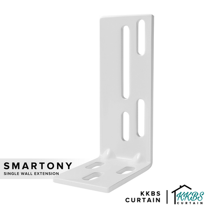 Smartony Motorised Curtain Track Single Wall Extension Bracket