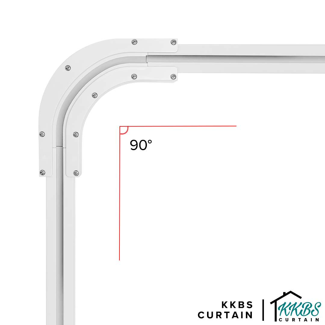 Smartony Motorised Curtain Track 90° L Shape Connector