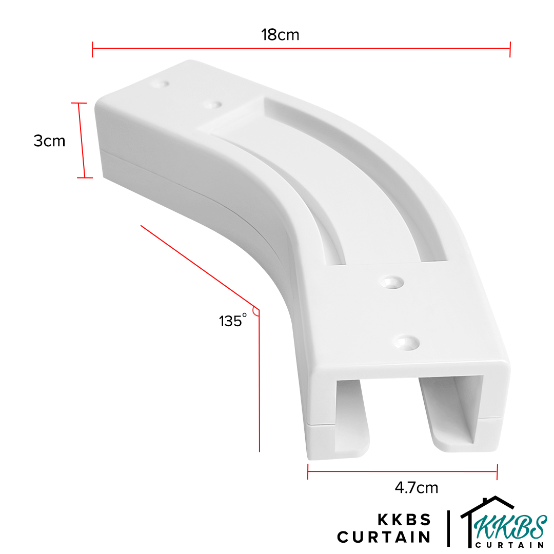 Smartony Motorised Curtain Track 135° Connector