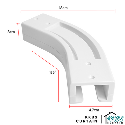 Smartony Motorised Curtain Track 135° Connector