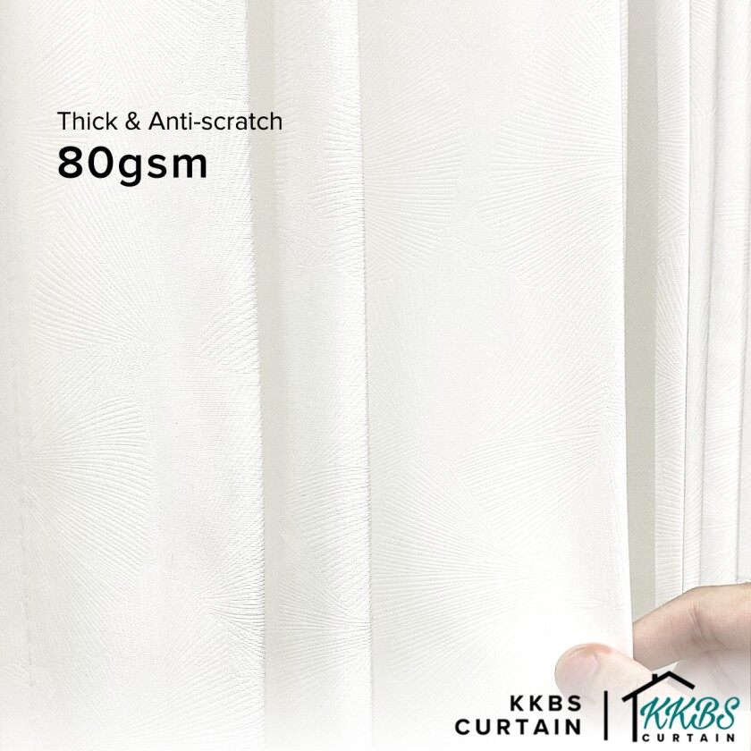 [RM88 HUAT HUAT DEALS] Graciela Privacy Sheer Curtain Ready Made