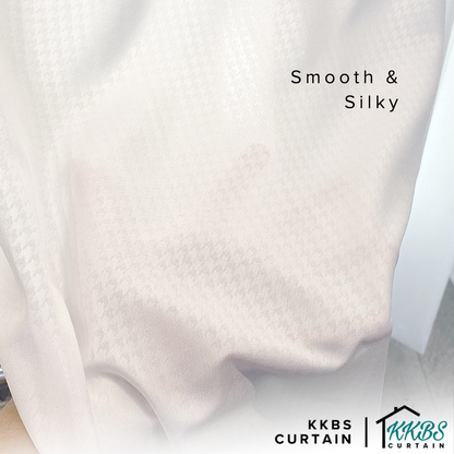 Hermysa Privacy Sheer Curtain Ready Made