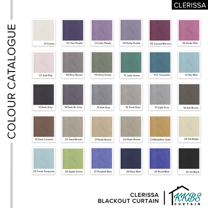 Clerissa Blackout Curtain Custom Made