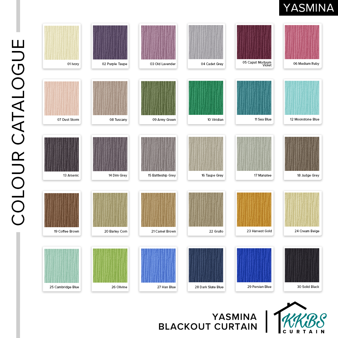 Yasmina Blackout Curtain Custom Made