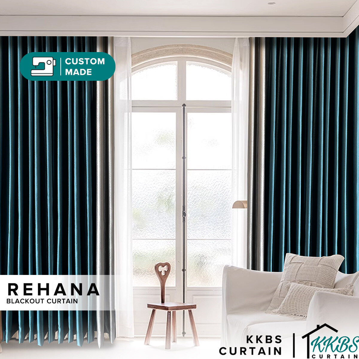 Rehana Blackout Curtain Custom Made