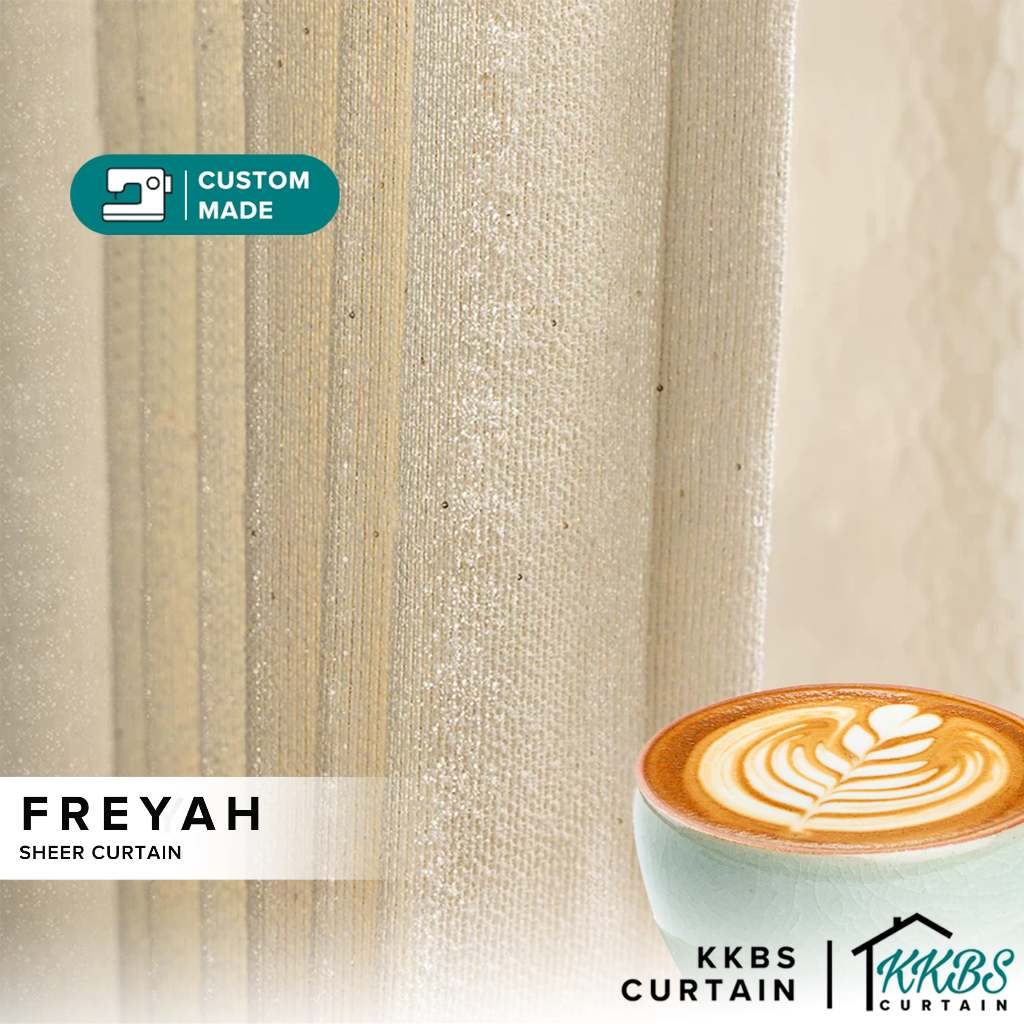 Freyah Sheer Curtain Custom Made
