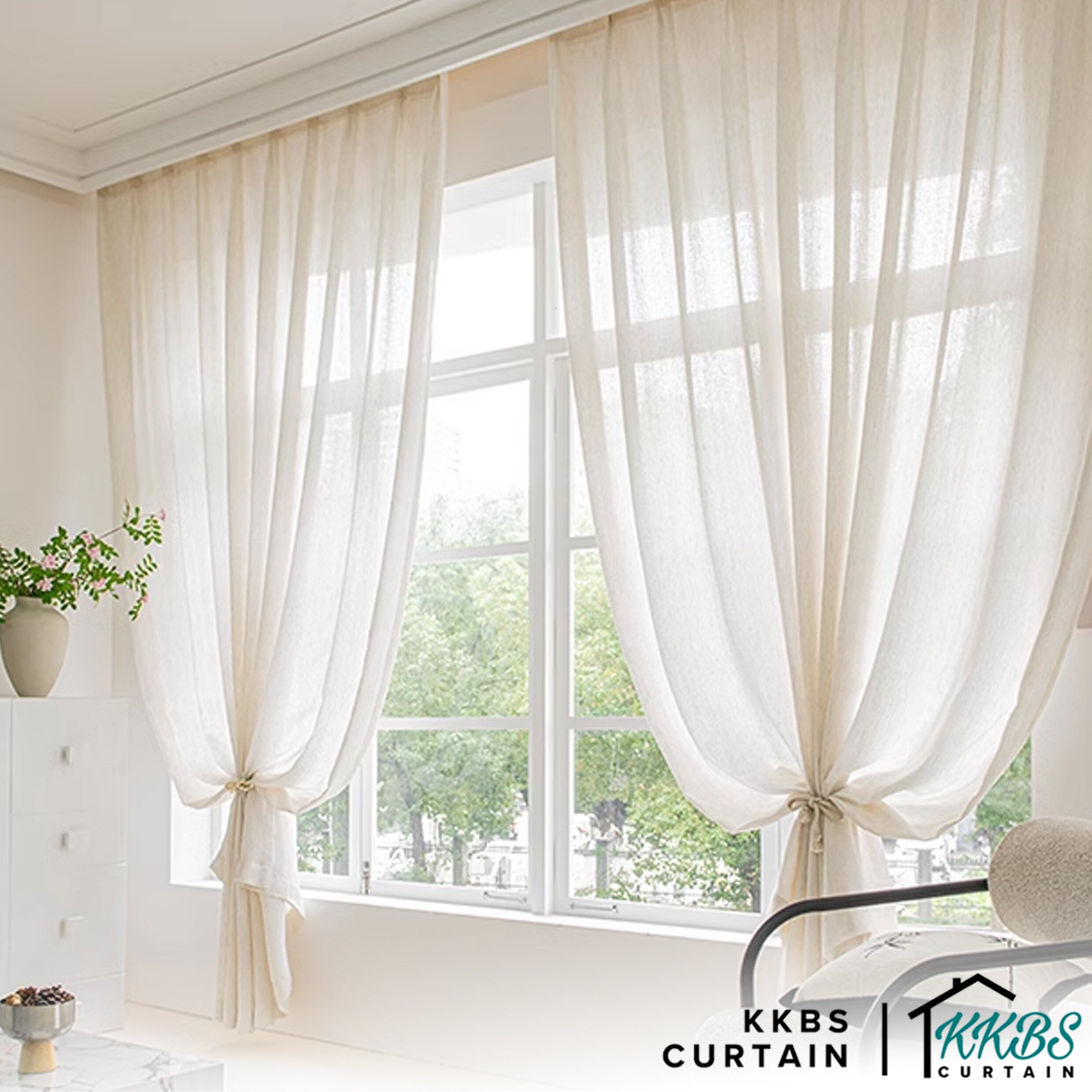 Imany Sheer Curtain Custom Made