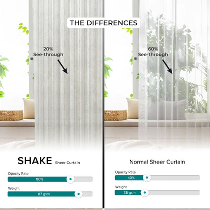 Shake Sheer Curtain Custom Made