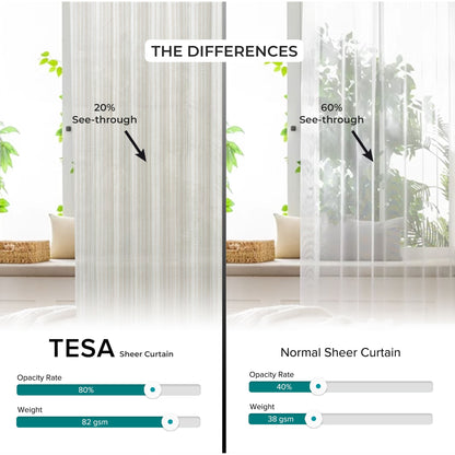 Tesa Sheer Curtain Custom Made