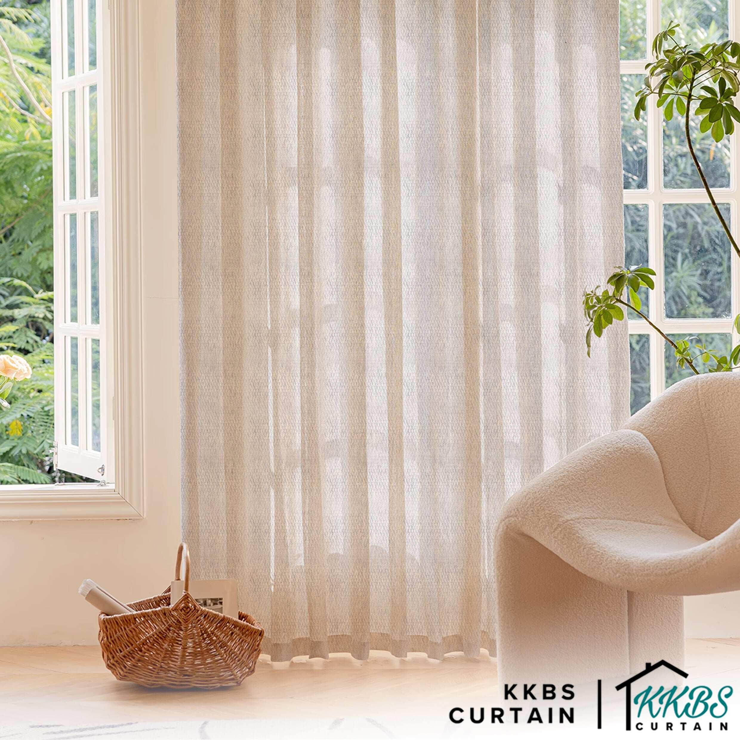 Catpy Sheer Curtain Custom Made