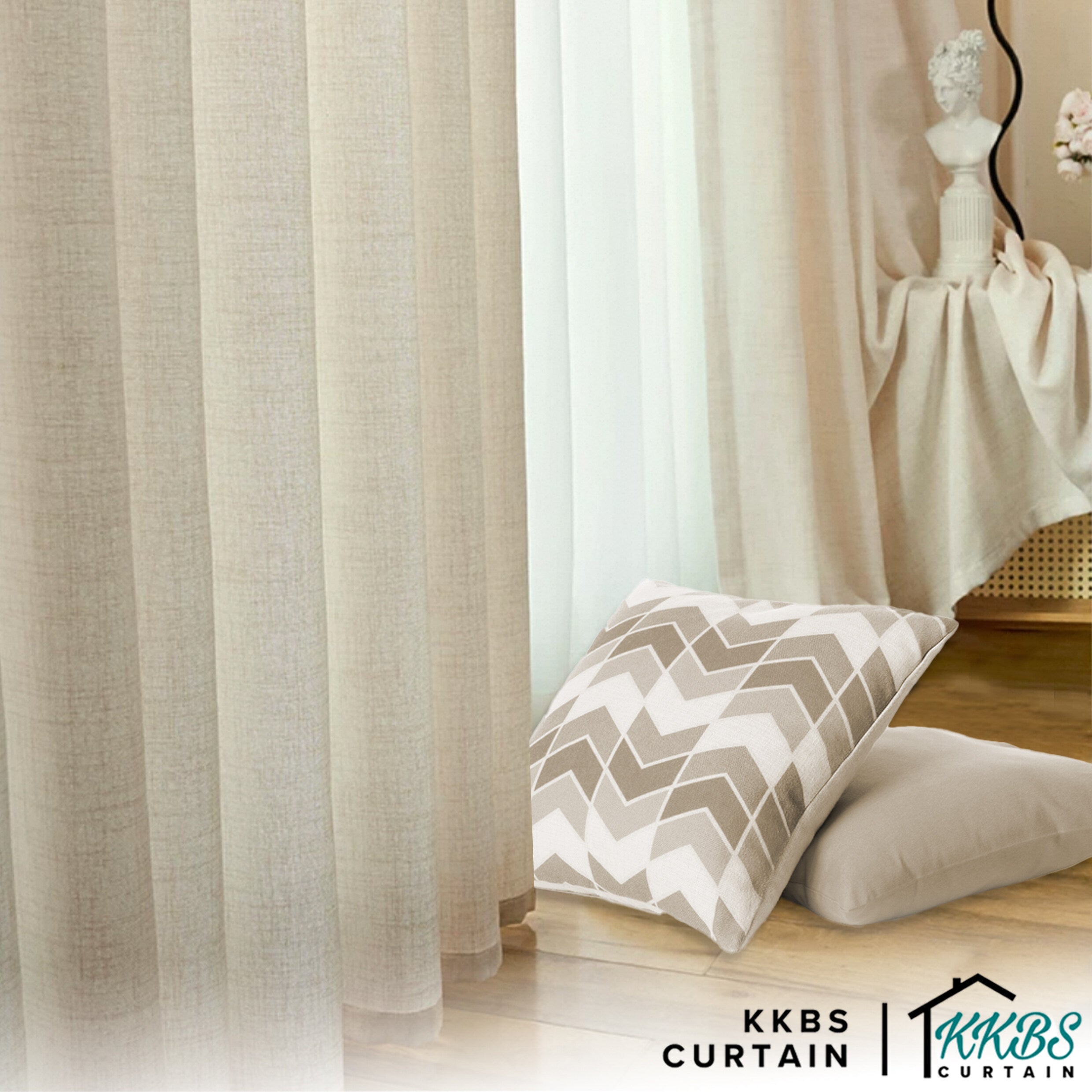 Miah Sheer Curtain Custom Made