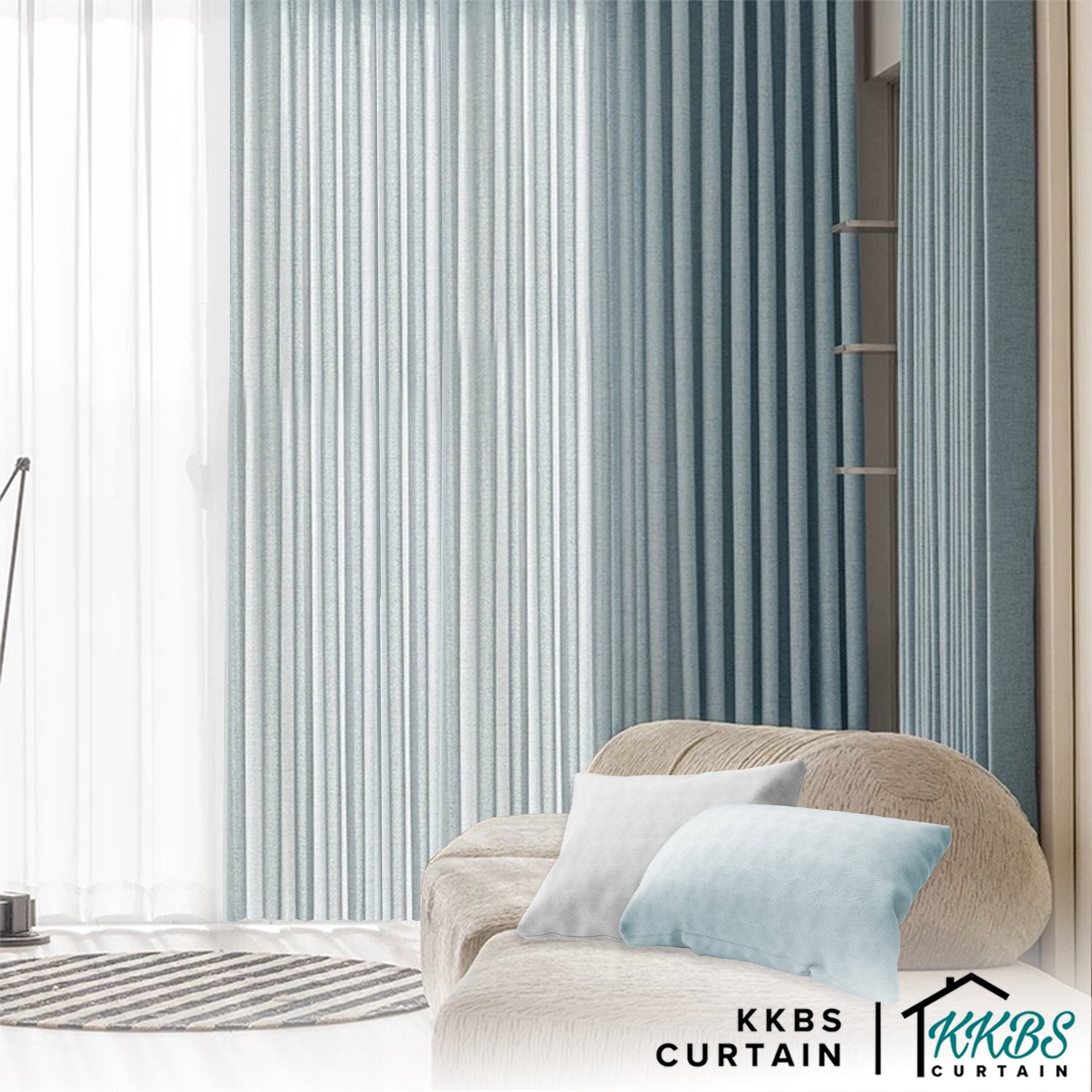 Miah Sheer Curtain Custom Made