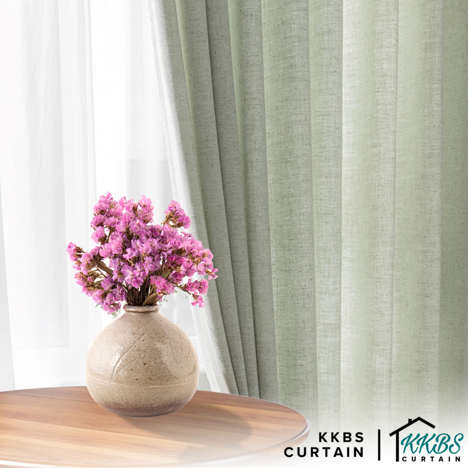 Miah Sheer Curtain Custom Made