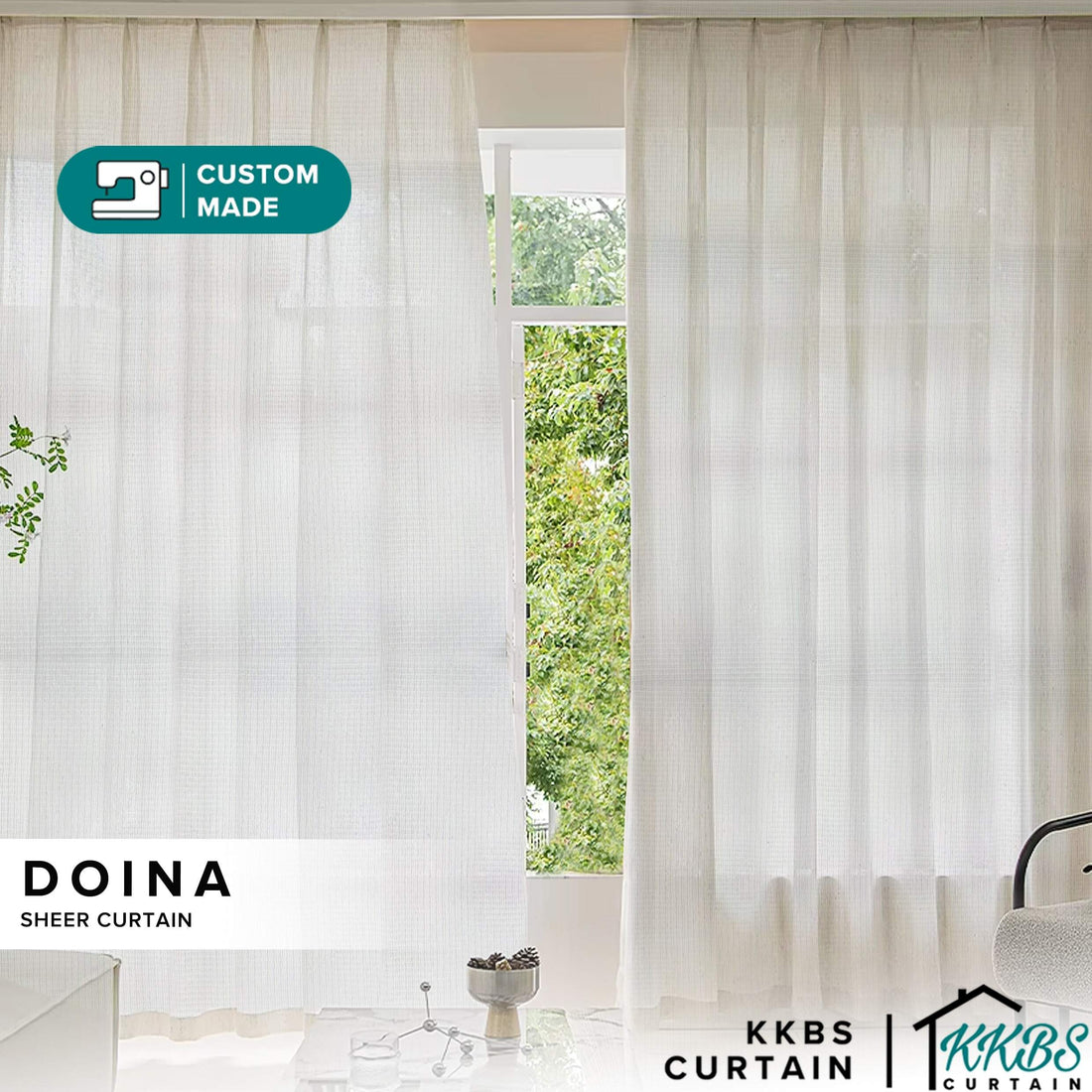 Doina Sheer Curtain Custom Made