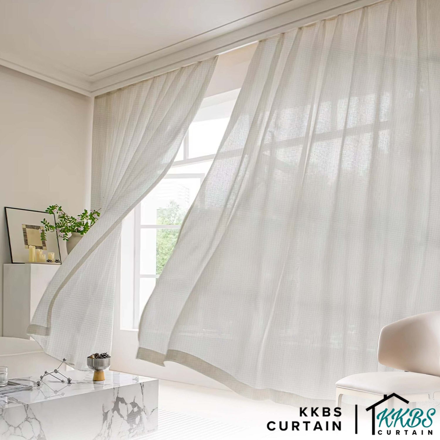 Doina Sheer Curtain Custom Made