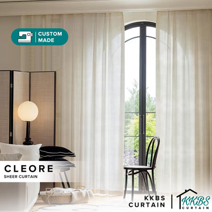 Cleore Sheer Curtain Custom Made