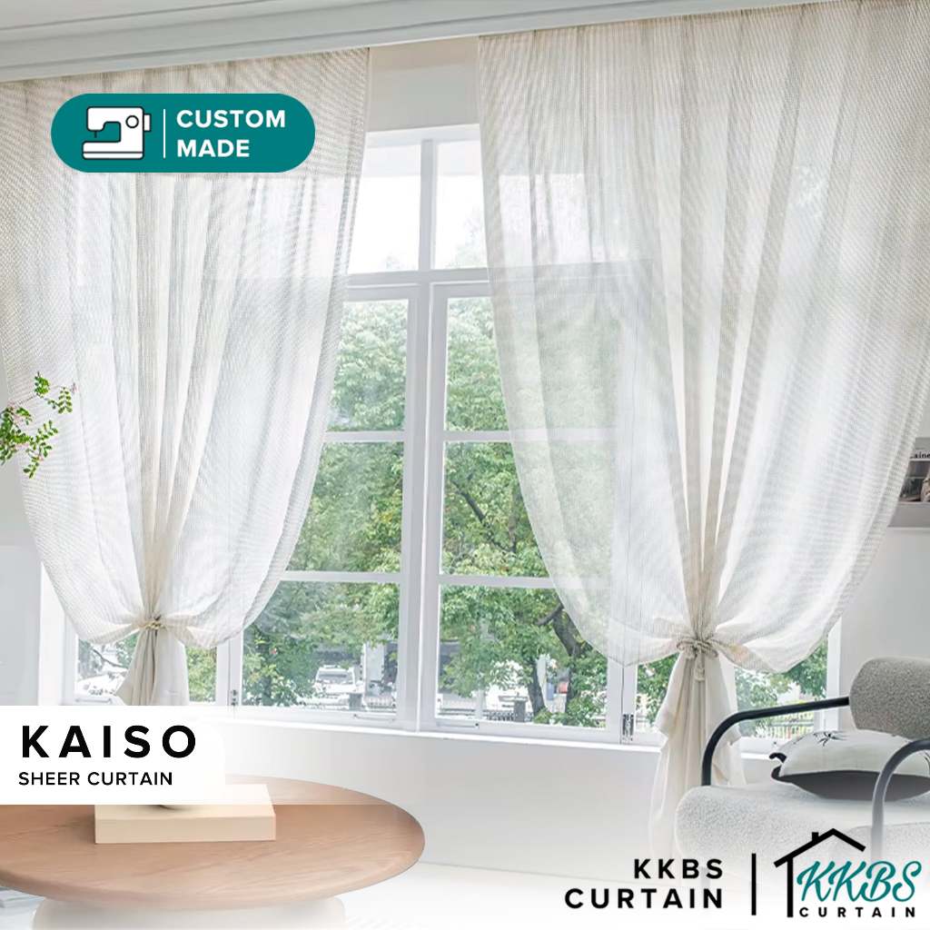 Kaiso Sheer Curtain Custom Made