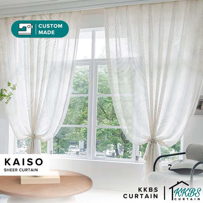 Kaiso Sheer Curtain Custom Made