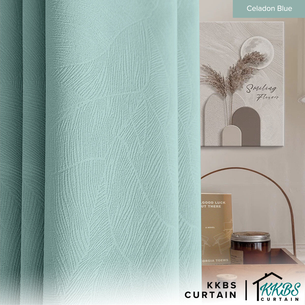 Fiora 98-99.9% Blackout Curtain Ready Made Standard Width