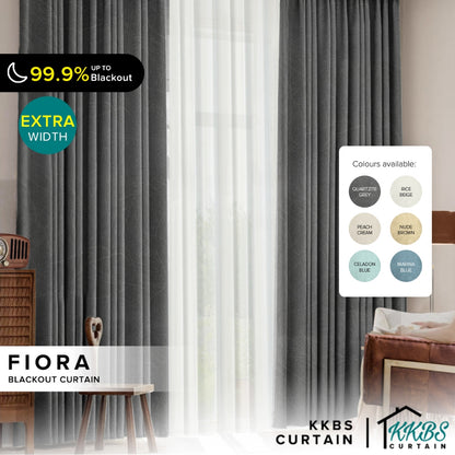 Fiora 98-99.9% Blackout Curtain Ready Made Extra Width (Page 1)