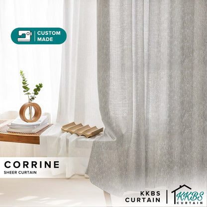 Corrine Sheer Curtain Custom Made
