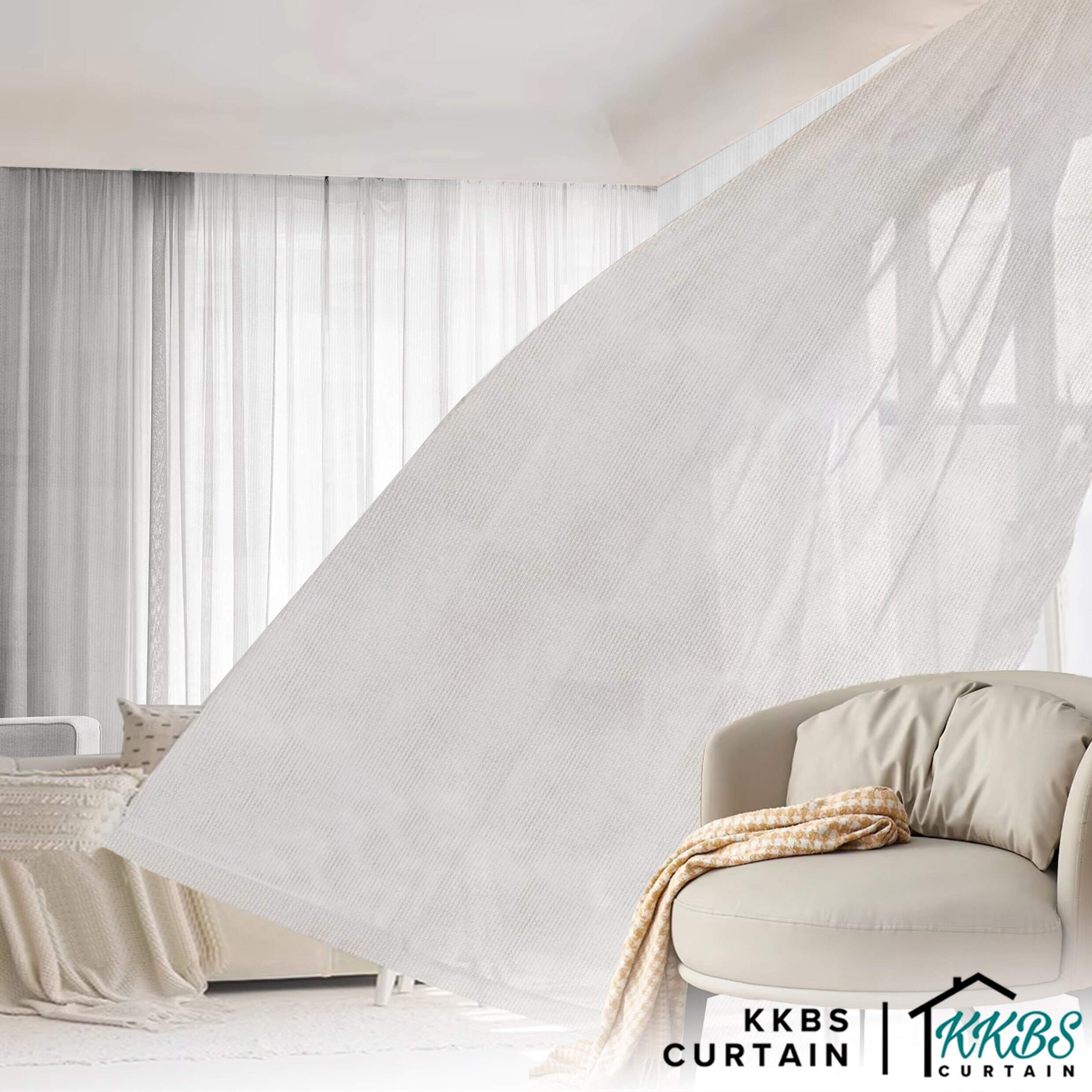 Corrine Sheer Curtain Custom Made