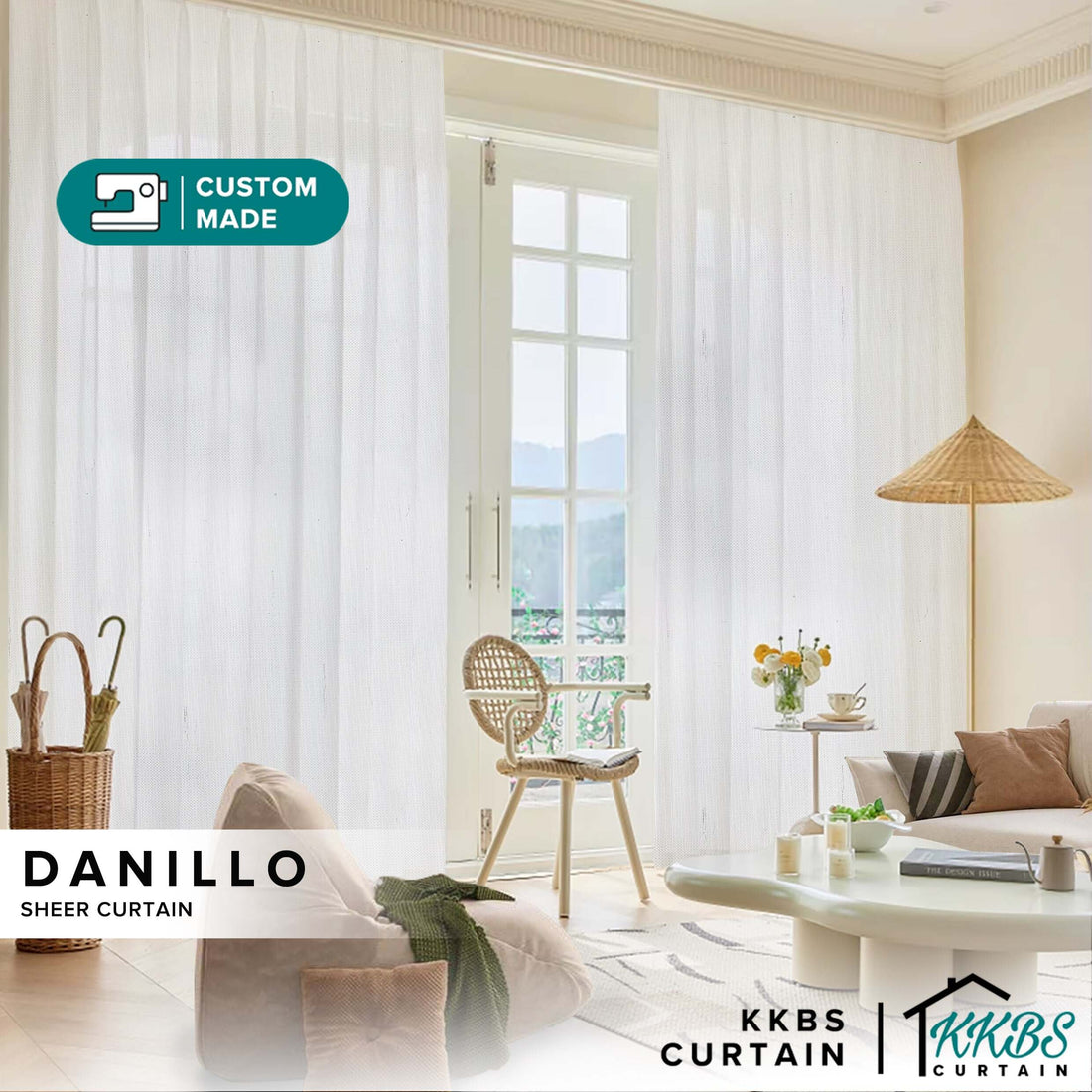 Danillo Sheer Curtain Custom Made