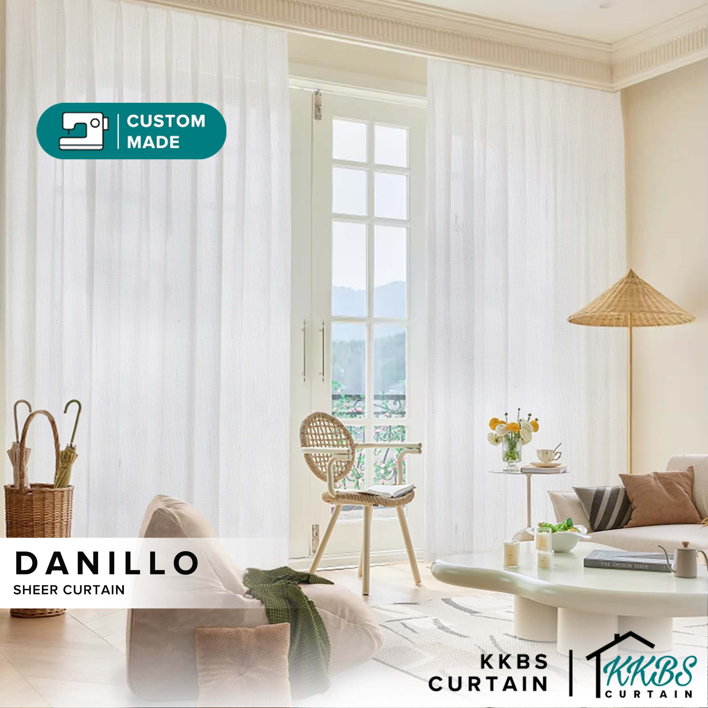 Danillo Sheer Curtain Custom Made