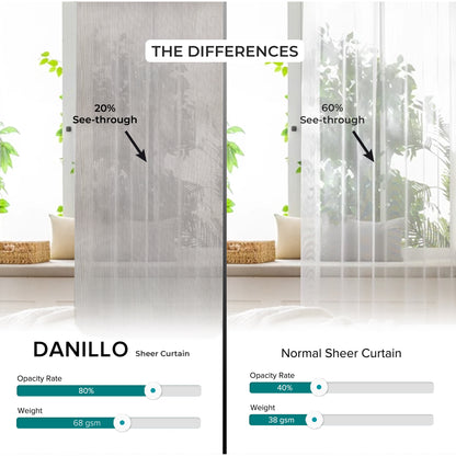 Danillo Sheer Curtain Custom Made