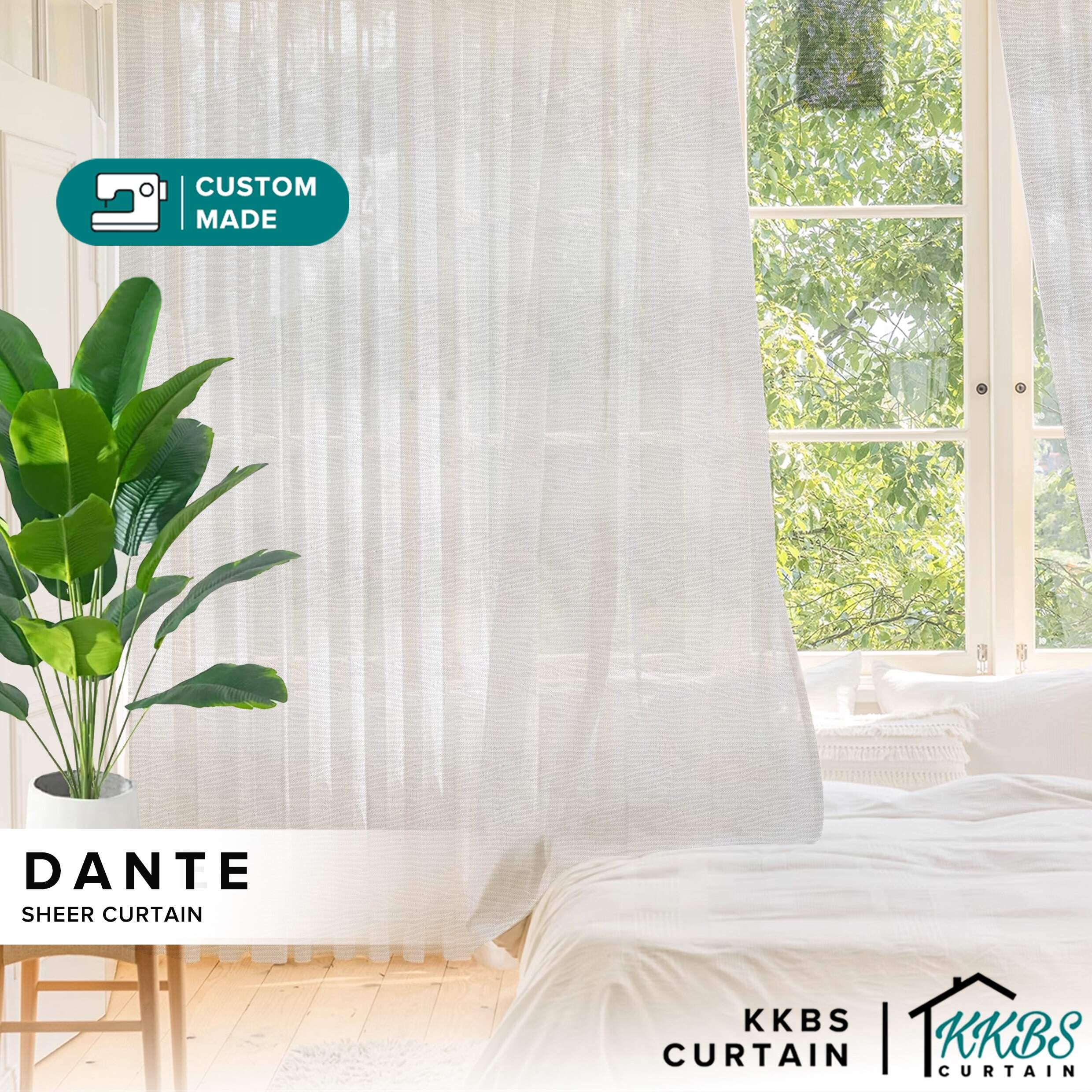 Dante Sheer Curtain Custom Made