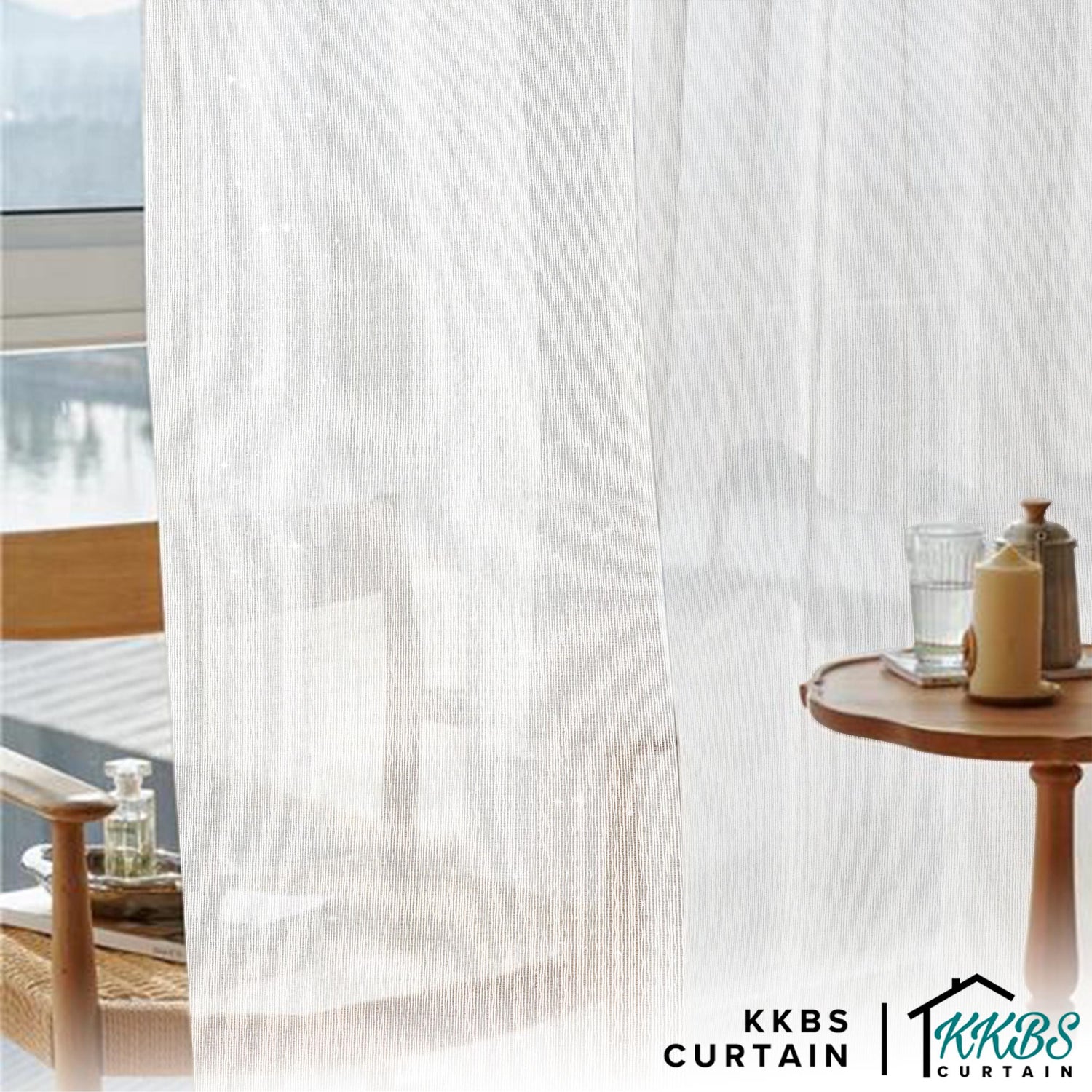 Jaren Sheer Curtain Custom Made