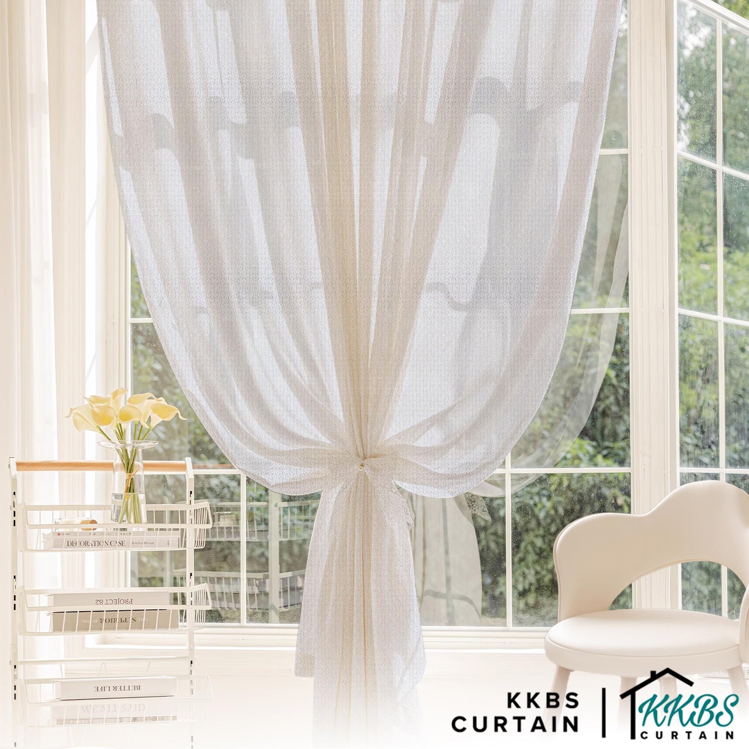 Jaren Sheer Curtain Custom Made