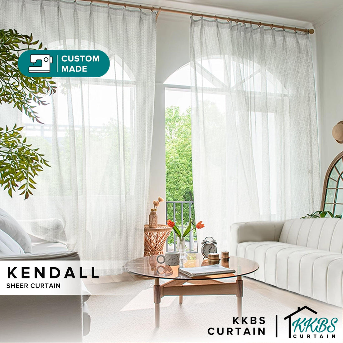Kendall Sheer Curtain Custom Made
