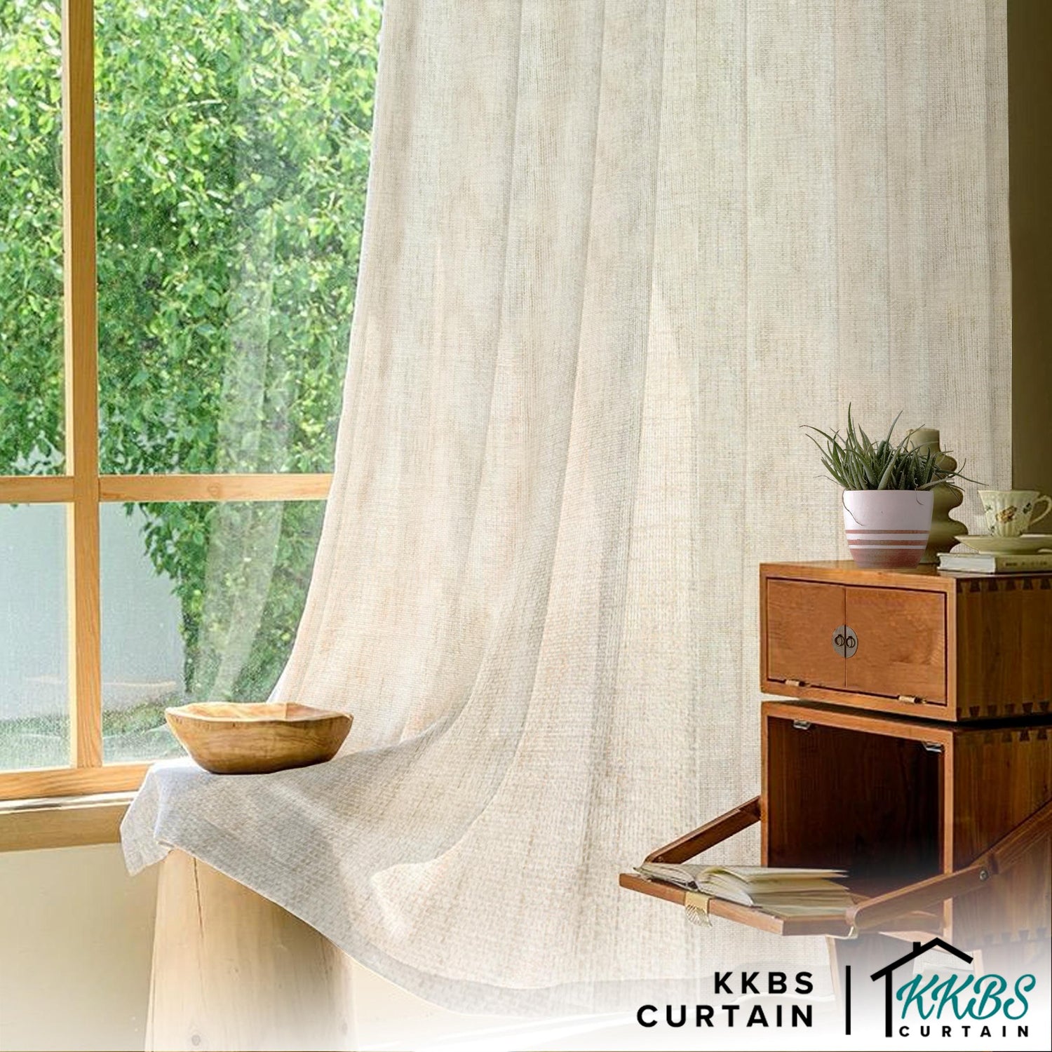 Calypso Sheer Curtain Custom Made