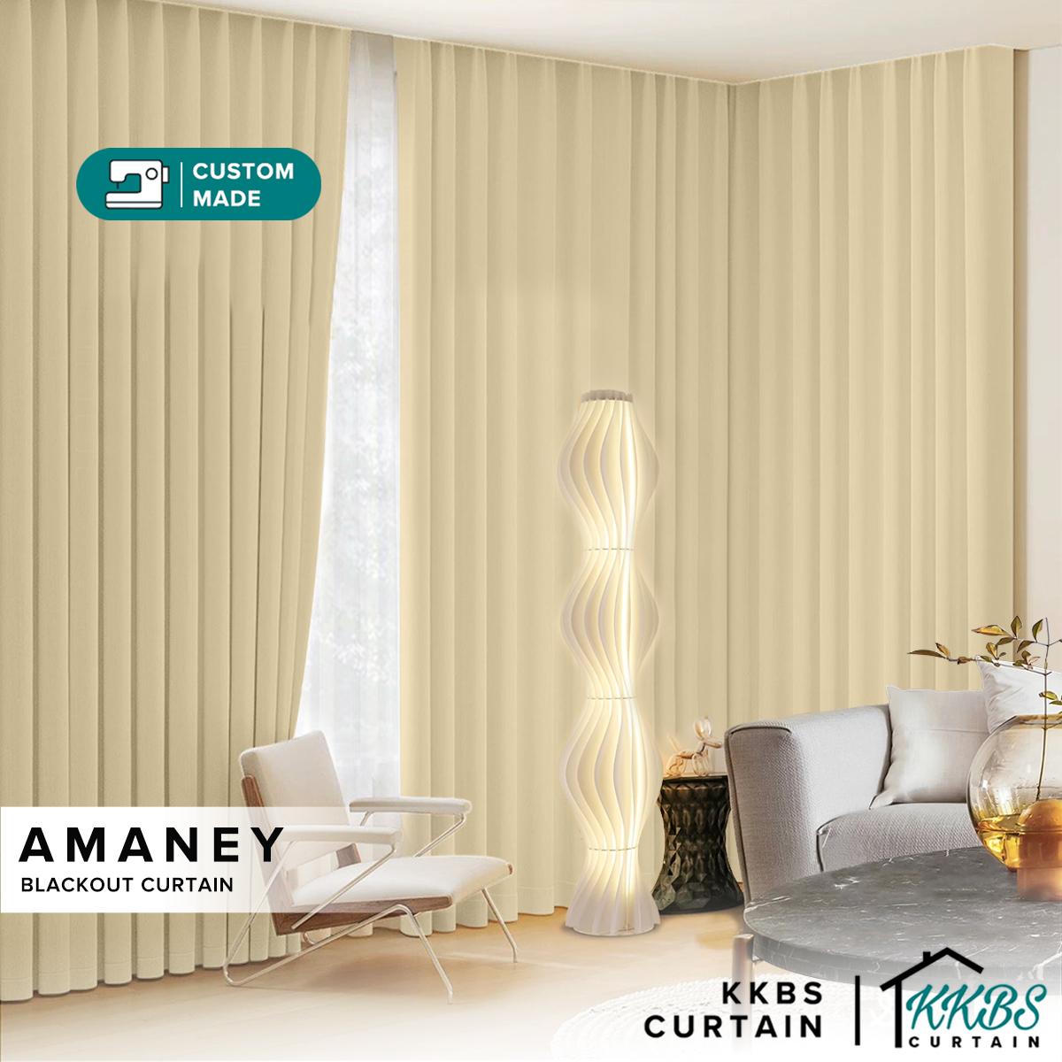 Amaney Blackout Curtain Custom Made