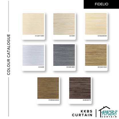 Fidelio Blackout Zebra Blinds Custom Made