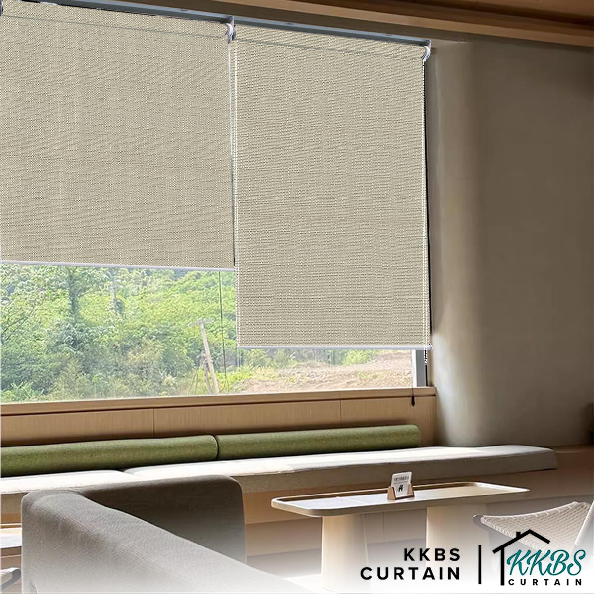 Yoneko 100% Blackout Roller Blinds Custom Made