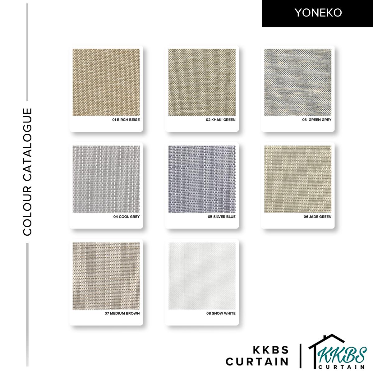 Yoneko 100% Blackout Roller Blinds Custom Made