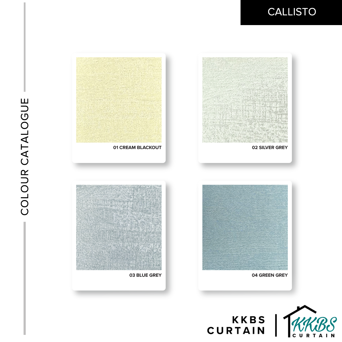 Callisto 100% Blackout Roller Blinds Custom Made