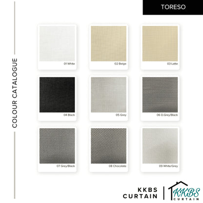 Toreso Sunscreen Roller Blinds Custom Made