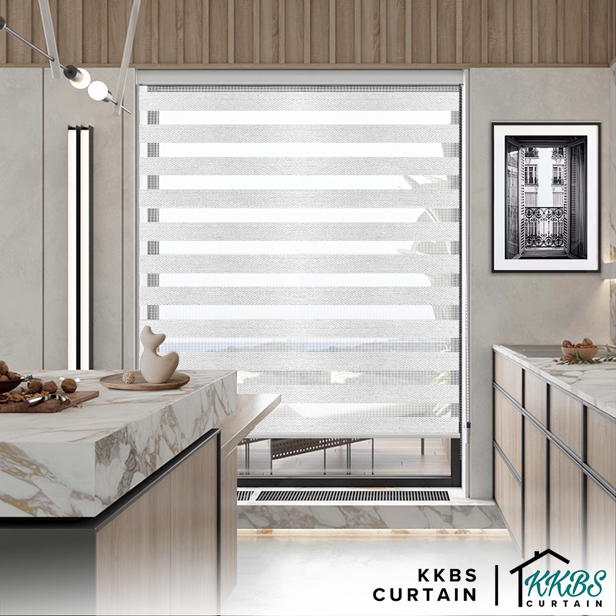 Harano 100% Blackout Zebra Blinds Custom Made