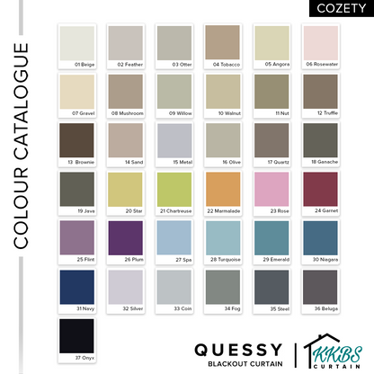 Quessy Blackout Curtain Custom Made